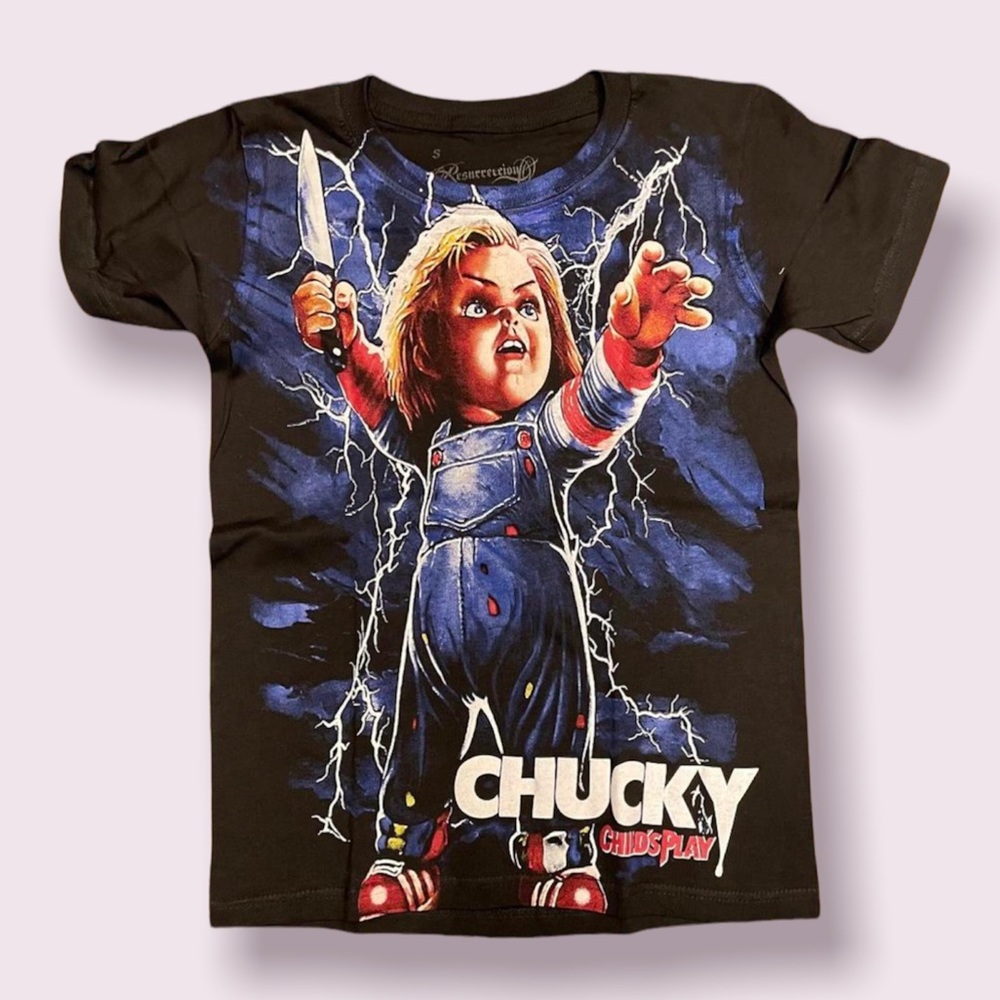 Chucky child play graphic tshirt